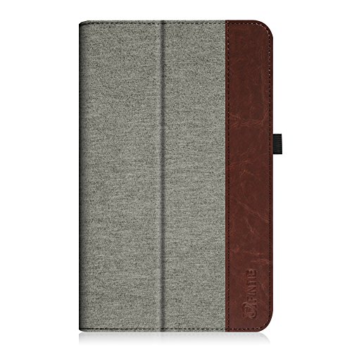Fintie Samsung Galaxy Tab A 10.1 Hülle – Slim Fit Folio Kunstleder Schutzhülle Case Cover mit Auto Schlaf / Wach Funktion für Samsung Galaxy Tab A 10,1 Zoll T580N / T585N Tablet (2016 Version), Denim grau - 8