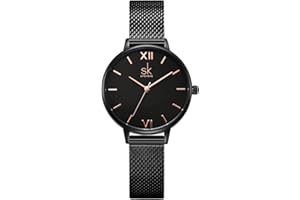 SHENGKE Creative Simplicity Women Watch Mesh Band Elegant Women Watches Ladies Business Wristwatch
