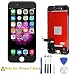 Produktbild euskDE LCD Touchscreen Für iPhone 7 Display Ersatz Bildschirm Front Komplettes Glas mit Werkzeuge Für iPhone 7 4.7 (Schwarz)