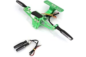 BVDOUE CNC Moto con LED Luz Ajustable Titular De Soportes de Matrícula Marco De Placa Portamatrícula, para Kawasaki Z750 Z900 Z800 Z1000 Versys 650 Ninja 250r 300 Z650 Trasera Soportes Matrículas Accesorios