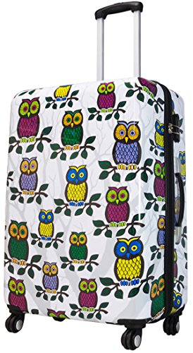 Preisvergleich Produktbild Koffer XL Eule Owls Vogel 74x51x30cm Hartschale Reisekoffer Trolley Case Bowatex