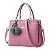 Produktbild TianWlio Handtasche Damen Hochwertige Druck Frauen Taschen Frauen Schulter Kuriertaschen   rosa