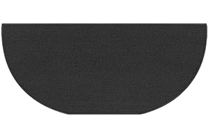 Ailopta Hogar para Chimeneas, Tapete Chimenea Semicircular, Tapete Ignífugo, Tapete Antideslizante Ignífugo, Protector Área Chimenea, Protege Los Pisos Chispas Y Brasas