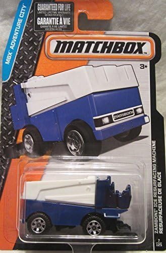 2016 Matchbox MBX Adventure City Zamboni Ice Resurfacing Machine 7/125