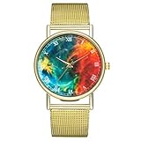 IG Invictus Vintage Ladies Round Mesh Strap Watch Quartz Fashion Watch Quarzmaschengürtel Modeuhr T181 W MIT Mode, Uhren, Quarz -