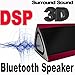 Produktbild Bluetooth CSR4.0 Lautsprecher Triangle 3D Sound Ultra Bass + DSP Subwoofer Funklautsprecher Sehr EDEL Drei-Vektor-ALU-Gehäuse + Digital Signalprozessor, Stereo 3D Breitband Surround Box /alu-gebürstet + eingebaute 7,4 Volt, 2200 mAh Hochleistungs-Lithium-Ionen-Akku, Funk bis zu 10 Stunden Spielzeit (HimbeerRot)
