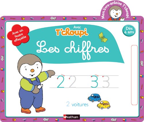 Download Mon livre-ardoise T'choupi Les chiffres