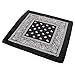 Price comparison product image Amberjewellery Black & White Paisley Bandana Headband Neck Scarf Wrist Band 54cm