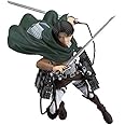 ca ATTACK ON TITAN Levi Ackerman Scene Action Sword Change Face Joint movable Model Anime Figure