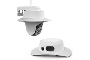 HOLACA Sun Rain Shade Couvercle de caméra compatible avec Reolink Argus 3MP, 4MP/2K, 5MP/2K, 4K/8MP, Reolink Go PT Ultra