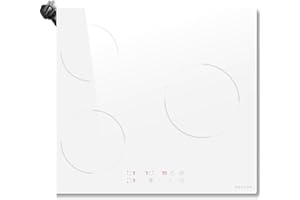 Noxton 3 Zone Plug in Induction Hob 60cm Electric Hob 2800W Induction Hobs with Touch Control 220-240V Safe Lock & Timer Boost