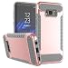 Produktbild Saingace Hartes weiches Gummi-Schlag-Rüstungs-Kasten-rückseitige hybride Abdeckung für Samsung-Galaxie S8 + / S8 plus 6.2 Zoll (Rose Gold E)