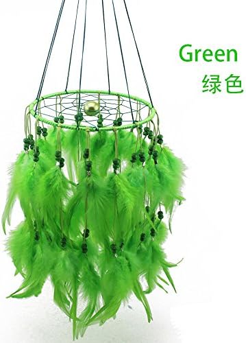 dream catcher Catcher Dream net wind chimes hanging ornaments creative pendant lighting gift Size: 15*50cm,L
