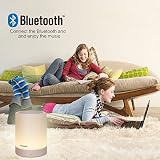 Kainuoa® LED Tischleuchte mit Wireless Bluetooth Lautsprecher Touch Lampe Nachtlicht Dimmbare Bunte Nachtischlampe Dekoleuchte in Farbwechsel für Kinderzimmer Schlafzimmer - 6
