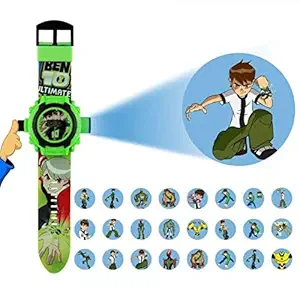 k a enterprises 24 images ben 10 projector watch for kids, birthday return gift- Multi color