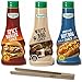 Produktbild Develey Testpaket spicy Burger, white BBQ, Hot Dog Sauce + gratis usy Grillzange
