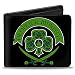 Produktbild Buckle Down Pu bifold mappe dropkick murphy crest Größe einzigartig Mehrfarbig