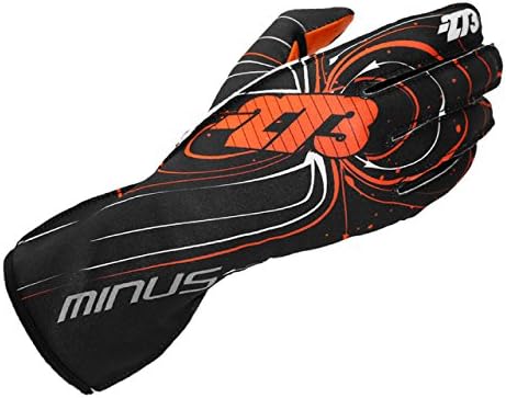 Minus 273 Kart Zero Racing Karting Gloves Black / Orange 3XS