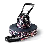 1 x bolsa de transporte moderna/de entrenamiento para transportar la slackline de 100 % lino, con múltiples aplicaciones.