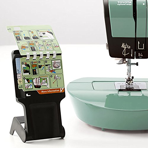 Toyota Oekaki50G Kreativ Freiarm Nähmaschine Oekaki mit 50 Programmen und Freihandstickfunktion, grün - 8