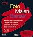 Produktbild Foto-Malen-Basteln Bastelkalender schwarz 2018: Fotokalender zum Selbstgestalten. Do-it-yourself Kalender mit festem Fotokarton. Format: 21,5 x 24 cm