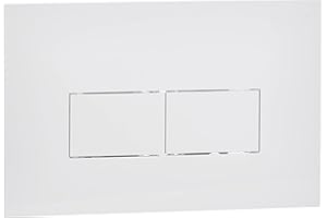 Pucci 80130560 Placca bianca a 2 pulsanti (cm 28x18) mod. Linea per cassetta incasso mod. Eco