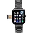 5G Ultra Android Smart watch With Camera, Android OS Pre installed apps, AMOLED Display screen | Sports and fitness Tracker 6Gb Ram 64Gb Rom With SIm Slot (3 strap) (Black)