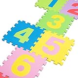 Libre de BPA y resistente: la resistente rompecabezas estera es ideal para sin preocupaciones y pedagógica valioso juego divertido. La además kälteisolierende calidad protege su descendencia o sus nietos no sólo ante pie suelo frío, sino también es al mismo tiempo un buen lugar para jugar y subirse. Con la fuerza de 1 cm los pequeños también pueden vez a la rodilla Fallen, sin daño a sí mismo.