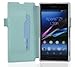Produktbild Cadorabo – Ultra Slim Book Hülle für > Sony Xperia Z1 < mit Kartenfach und Standfunktion – Etui Case Cover in ICY BLAU
