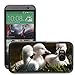 Produktbild Schwarz Hart Schutz Schale Case // M00047416 sweet animals baby birds cute swans // HTC ONE M8