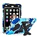 Price comparison product image iPad Mini 4 Case,ACEGUARDER For Kids Smart Rugged [Protector][Colorful] Case Cover With Heavy Duty Protection [Shockproof][Drop proof] Feature Tablet Hard Kickstand For iPad Mini 4-Navy/Black