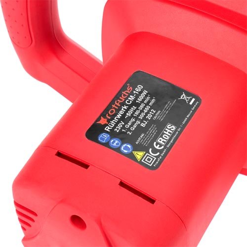 Rotfuchs® CM160 Rührwerk mit 1600 Watt Leistung - 4