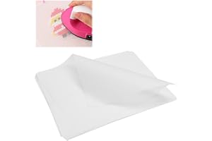 YYCLIPY 10 Pcs Ironing Papers for Beads White DIY Thermostability Ironing Papers Fuse Beads Accessories 24 x 17.8cm for Children Kids Puzzle Beans Toy and Craft Activities DIY Bead Melting