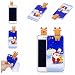 Produktbild Hülle für iPhone 8 et iPhone 7 ,DYSu Weihnachtspuppen-Serie Gruppenfoto von Elchen und von altem Mann TPU Schutzhülle Weich Silikon Handyhülle Schale Stoßkasten Cover Case Bumper Tasche für iPhone 8 et iPhone 7