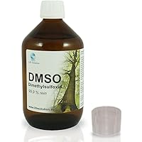 Life Solution DMSO Dimethylsulfoxid 99,9% - pharmazeutische Reinheit (Ph. Eur.) - flüssig - unverdünnt - 500 ml inkl. Messbec