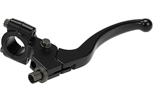 QWORK Kopplingsbromshandtag motorcykel 22 mm aluminium för 50cc 70cc 90cc 110cc 125cc motorcykel, ATV