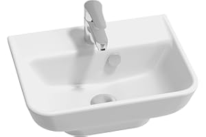 Jacob Delafon Struktura - Lavamanos de cerámica, color blanco