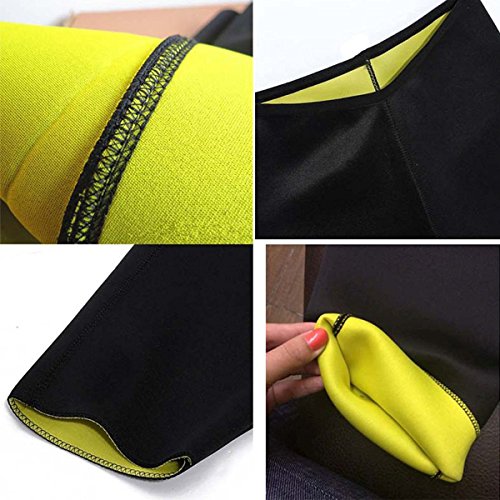 Frauen Abnehmen Hosen Capris Hot Thermo Neopren Sweat Sauna Körper Shapers Yoga für Weight Loss - 5