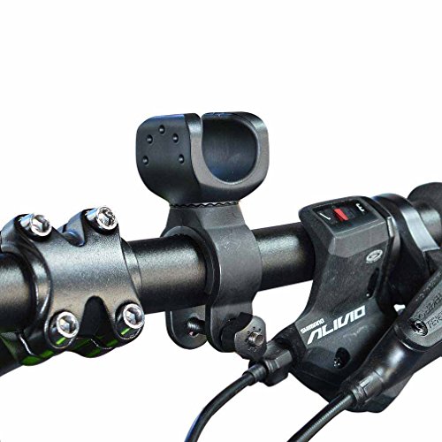 Canwelum 360 Grad justierbarer Fahrradhalterung Klemm, Fahrradhalterung Halterung für LED-Taschenlampe als Fahrradlampe - 2
