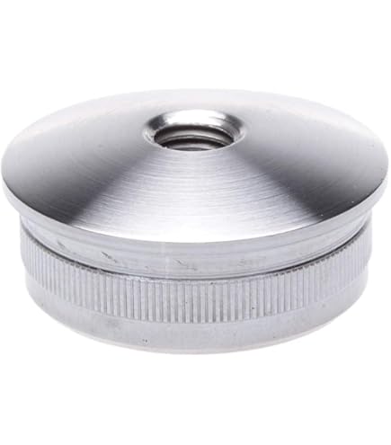 STEINBACHER© | Edelstahl Stopfen für Rohr 21,3x2,0mm, leicht gewölbt, V2A