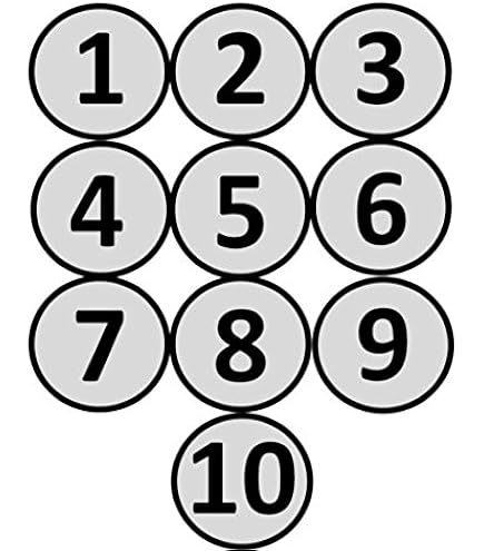 Lot De 40 Chiffres Magnétiques Double Face - 5,8 Cm, Pour Tableau Blanc, Enseignement Et Organisation - 3