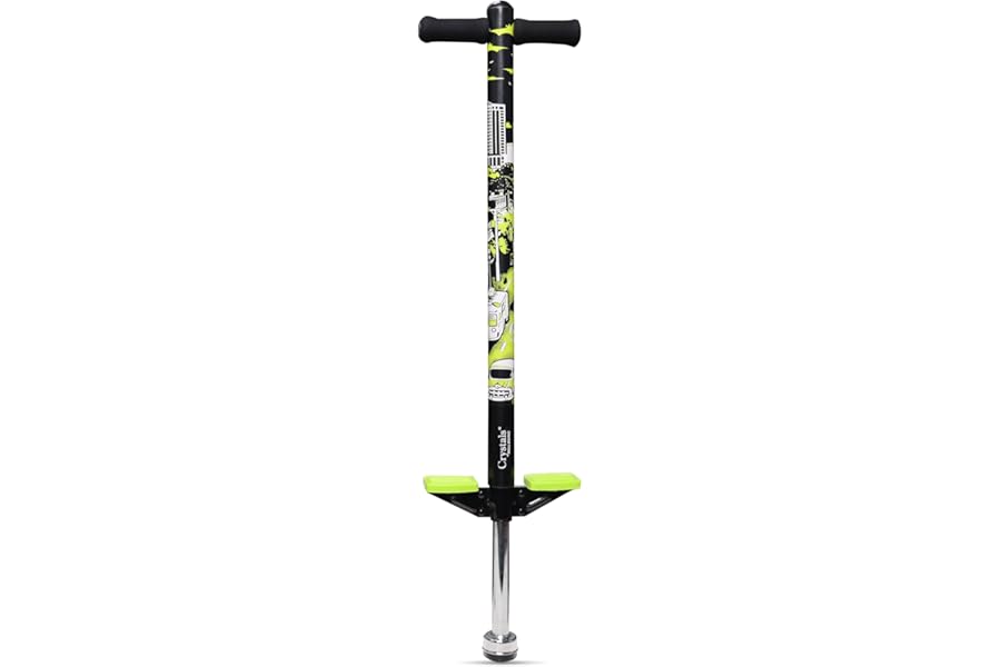 Pogo Stick Children Kids Boys Girls Light Adults Weight Exercise Outdoor Summer Fun Skull Bounce Design (Streetwise)