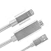 Produktbild lonsun die neueste Version, unterstützt IOS 11,0, Lightning auf HDMI, 1080p HDMI Video AV-Kabel Stecker Umwandlung gleichen Bildschirm Gerät HDTV Adapter für iPhone X / 8 / 7 /6/5 Serie, Pad / Pod