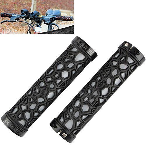 100 Pcs Non-Slip Handlebar with Honeycomb Structure in White/Black