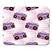Produktbild HOTNING Gaming Mauspad Retro Boombox Tape Cassette Recorder Radio Fun Disco 80'S Style Design Pink 11.8"x 9.8" Decor Office Nonslip Rubber Backing Mousepad Mouse Mat