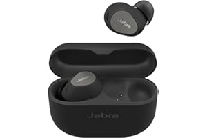 Jabra Elite 10 - Écouteurs sans Fil Bluetooth Intra-Auriculaires - Technologie Advanced Active Noise Cancellation - 6 Microphones intégrés, Son Dolby Atmos - Noir Titanium