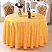 Produktbild L&Y Tableware Goldene Hotel Tischdecken Runde Tisch Esszimmer Tischdecken Hochzeit Runde Couchtisch Tuch Europäische Runde Tischdecke Party Urlaub Tischdecke Bankett Konferenz Tischdecke