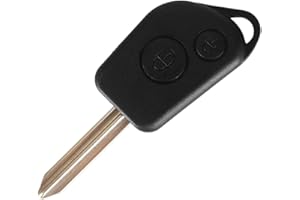PHONILLICO Carcasa Llave para Citroen Berlingo Picasso Saxo Xsara Peugeot Partner | 2 Botones | Mando a Distancia