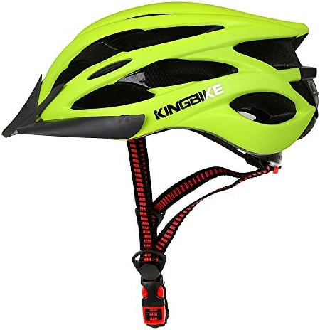 Bicycle Helmet Men Riding Helmet Pulley Helmet Warning Taillights Pest Control Earthquake Resistance Sunscreen Lightweight Only 208g 20-Hole + EPS Integrated Design (Green)