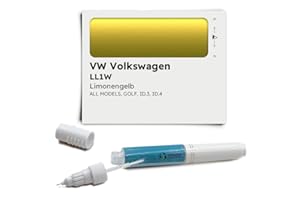 ‎GENUINE COLORS Genuine Colors Lackstift LIMONENGELB LL1W Kompatibel/Ersatz für VW Volkswagen Gelb